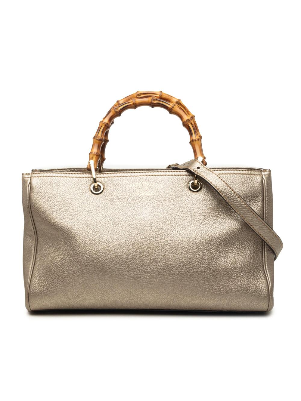 Gucci Bamboo Shopper Tote Leather #376539G79B